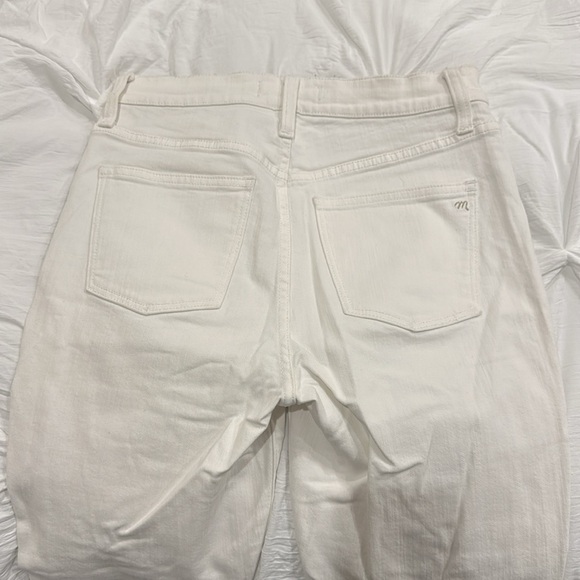 Madewell 9” high riser white skinny jeans - 27 - Picture 5 of 6